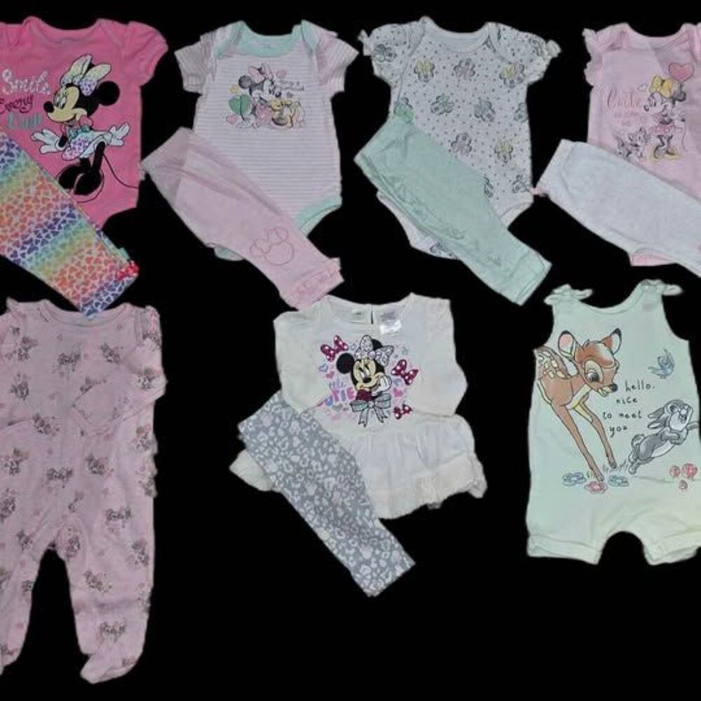 3-6 Month Disney Baby Girl Clothing Lot